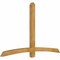 Ekena Millwork Bellingham Rough Sawn Timber Gable Bracket, Western Red Cedar, 84"W x 53"H x 4"D x 4"F, 15/12 Pitch GBW084X53X0404BEL00RWR - alternate 5
